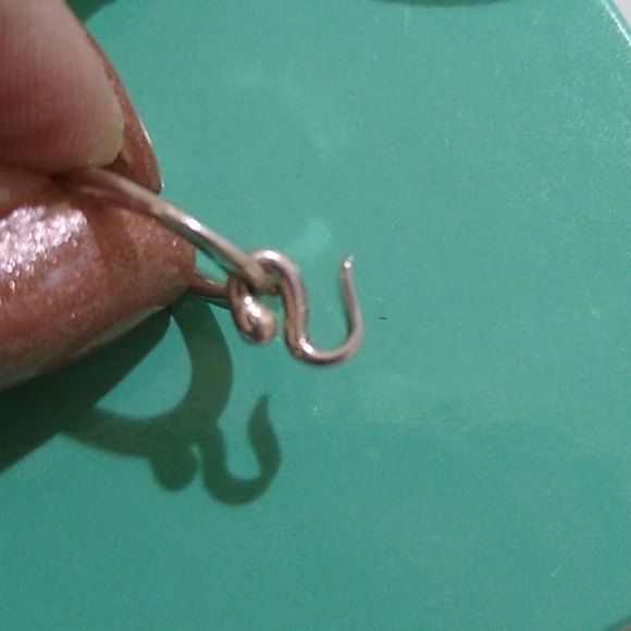 Artisan made Sterling Silver Large Link Chain Charm Bracelet, 7.5" - Picture 3 of 7